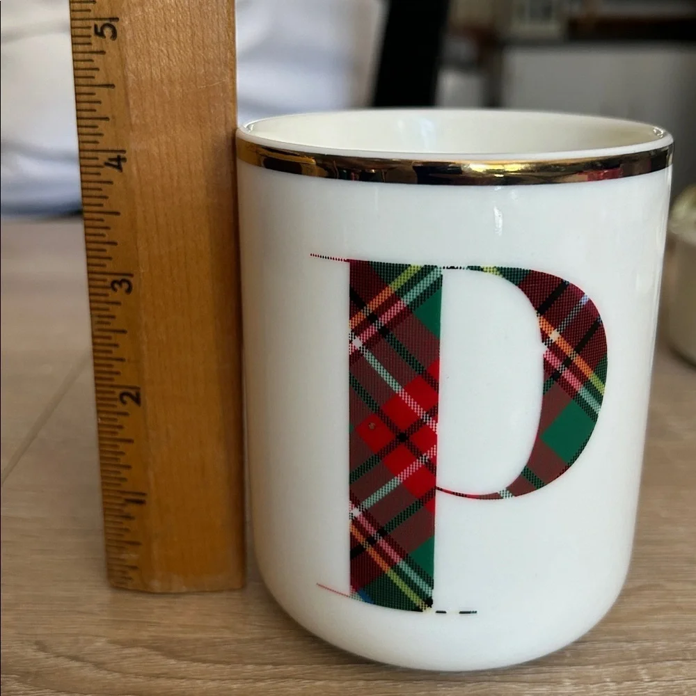 Pottery Barn Stewart Plaid Alphabet Letter 